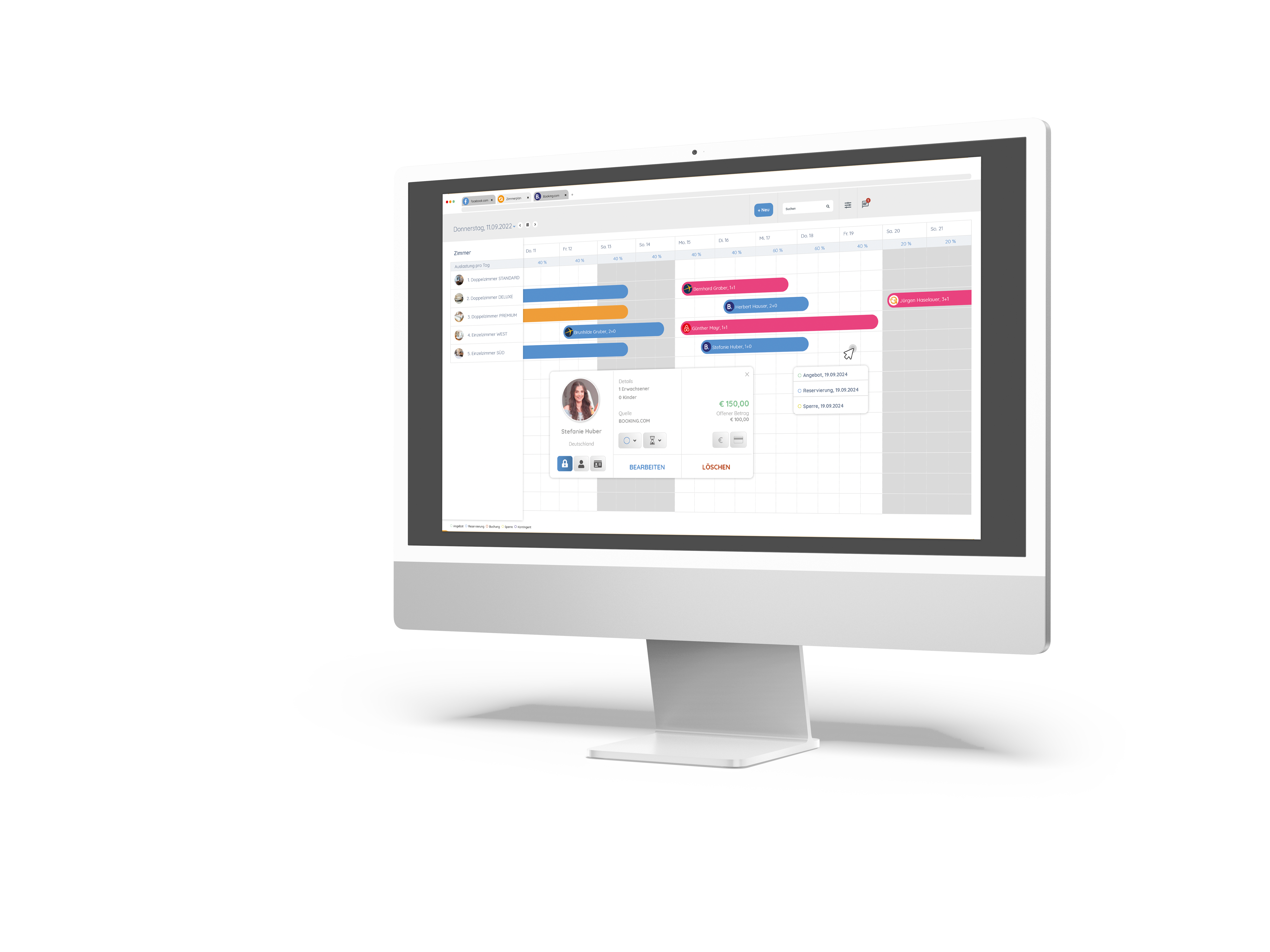 Hotelsoftware, Beratung, Wartung und Verkauf, easybooking, sitec, gastrodat